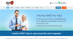 Desktop Screenshot of etax1040s.com